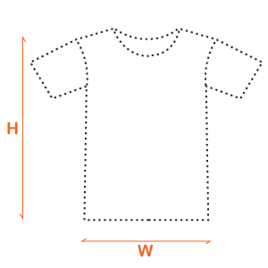 t-shirt width and height t-shirt width and height