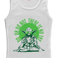 White - Green Print
